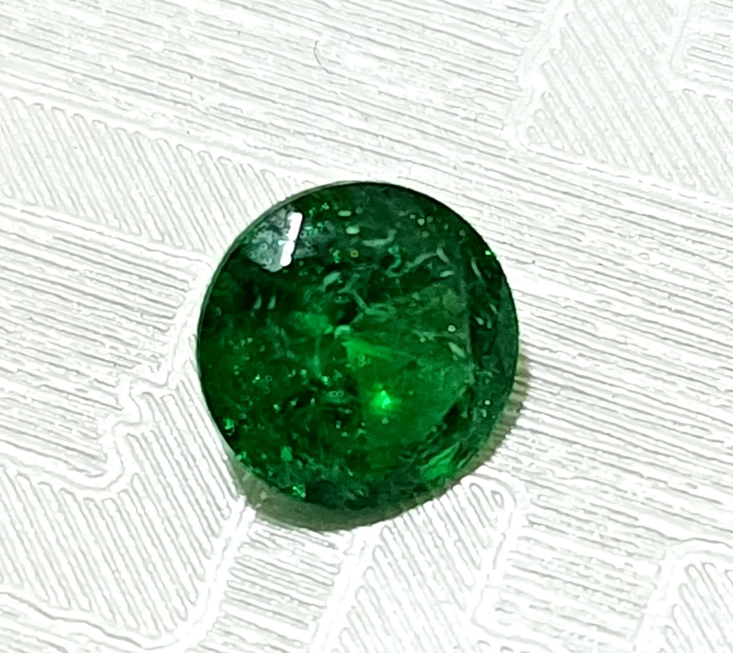 Natural Colombia Green Emerald 5 MM Round 20 Pcs Lot Certified Loose Gemstone