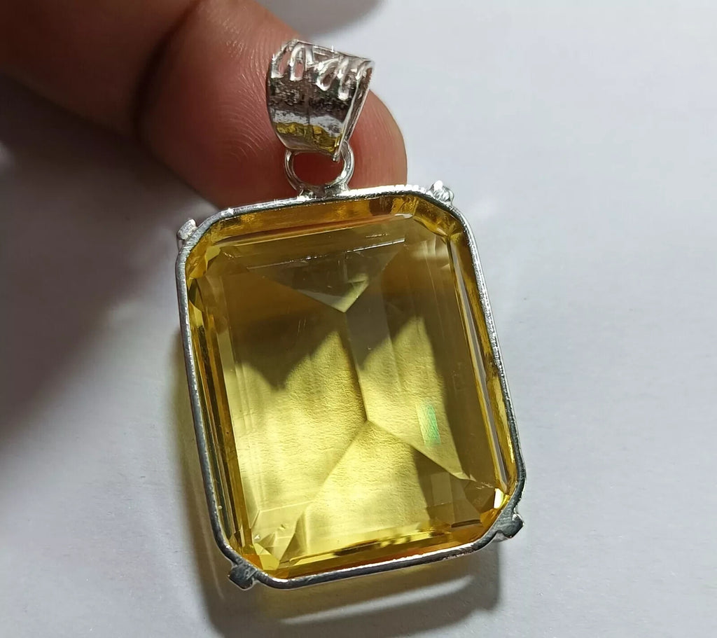 EGL Certified Natural 96.80 Ct Brazilian Emerald Topaz Pendant Loose Gemstone