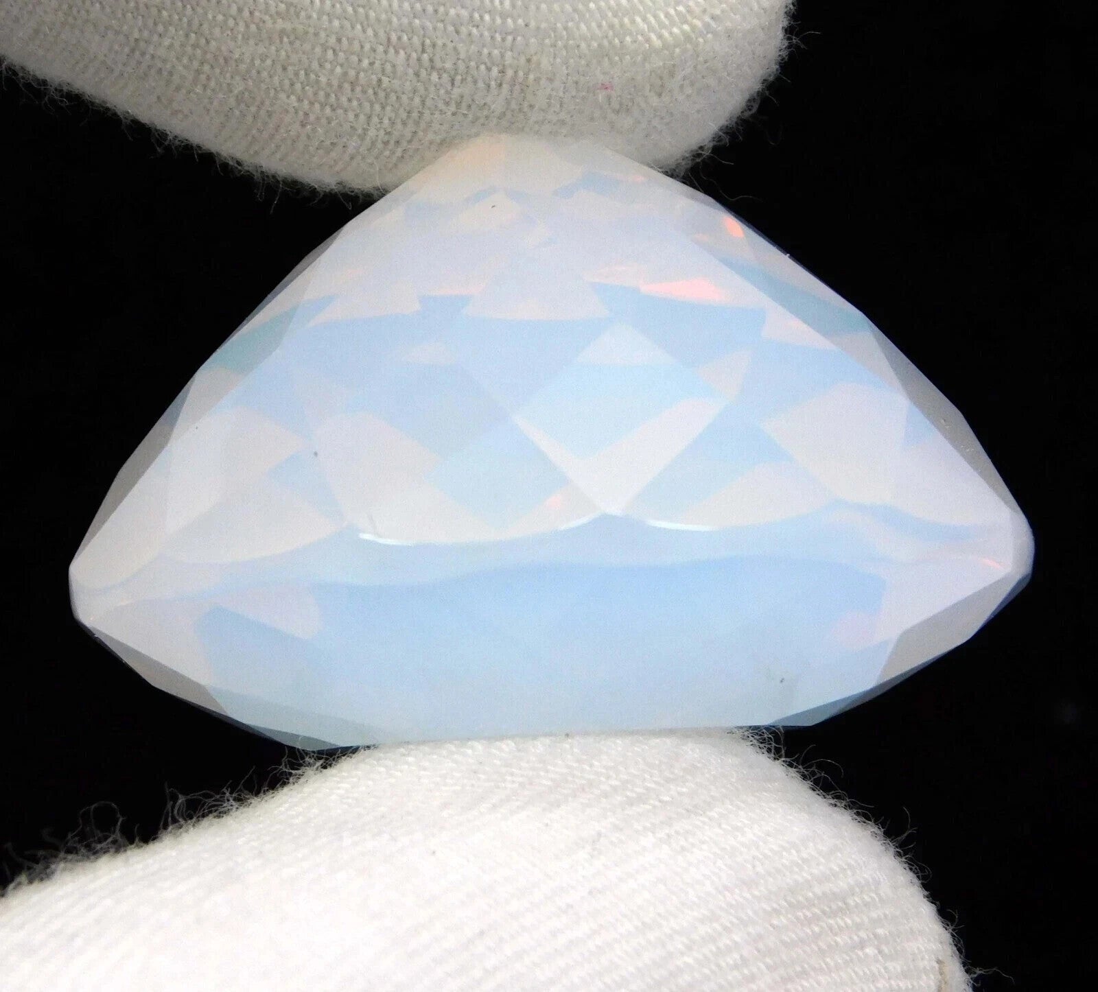 Certified 95.80 Ct Natural Ethiopian Fire Opal Untreated Gemstone Play of Color