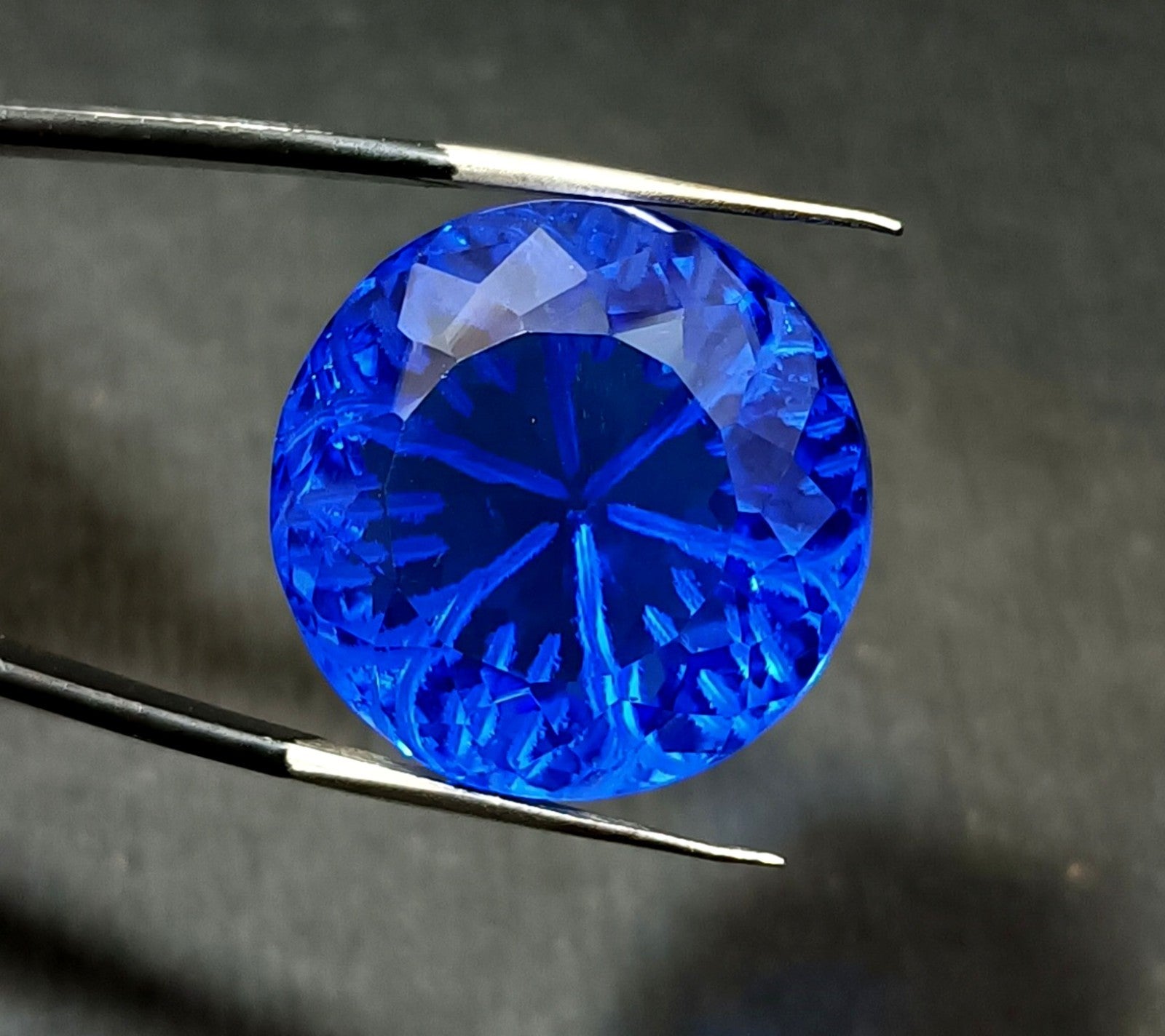 41.40 Ct Round Fine Cut EGL Certified Brazilian Round Color Topaz Loose Gemstone