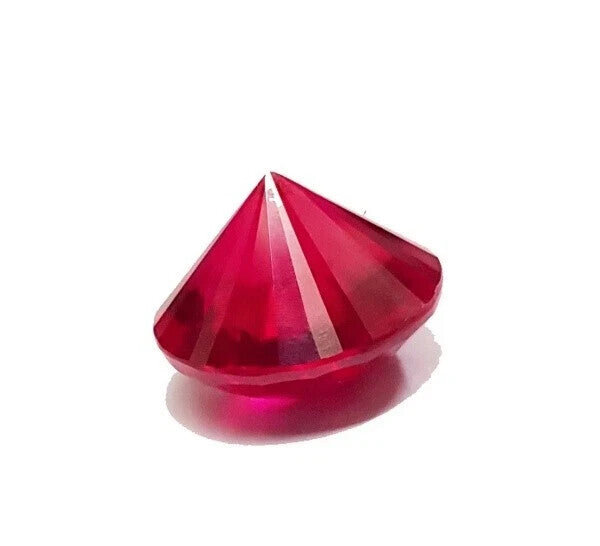 12.80 Ct Natural Red Ruby Round Facet Ball Cut Loose Certified Gemstone