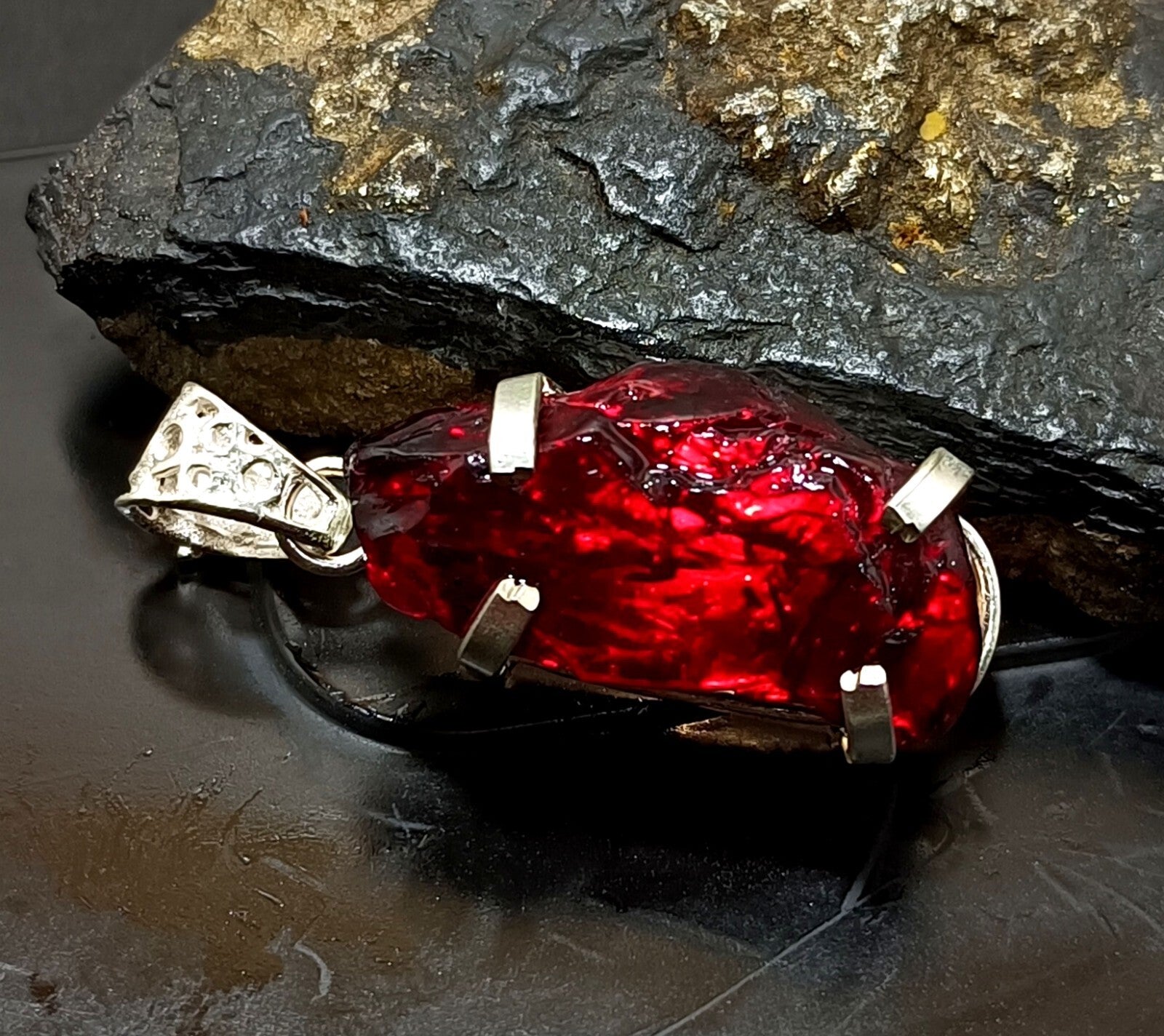 EGL Certified 68.75 Ct Natural PAINITE 925 Solid Silver Pendant LOOSE Gemstone