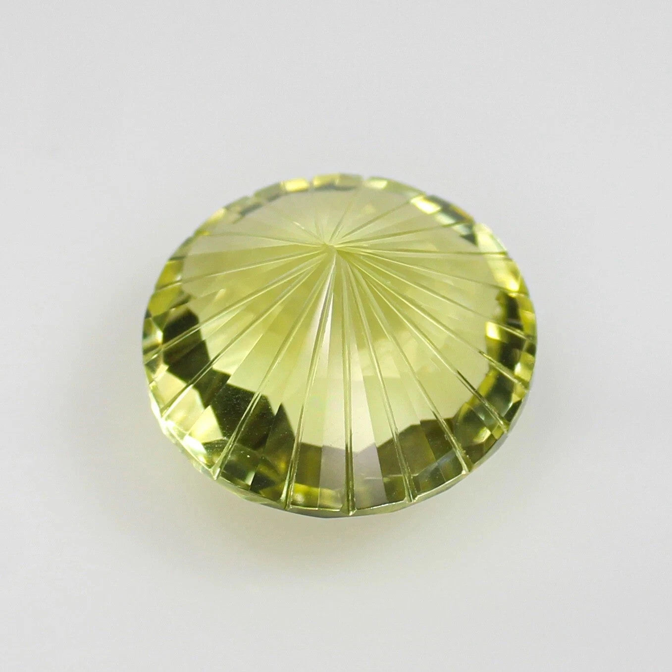 Natural Faceted AA+ Yellow Lemon Topaz In Football Cut 29.45 Carats 18x11mm Size