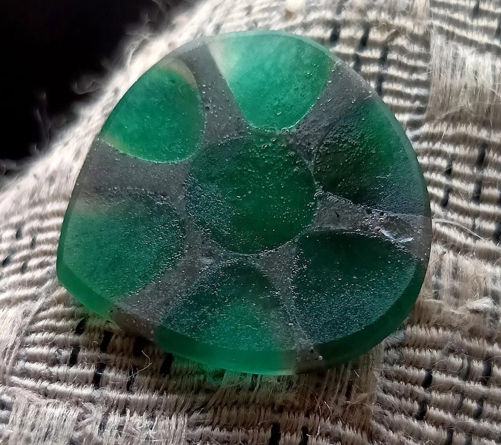 Certified 19.5 Ct Natural Pear Emerald Trapiche Loose Colombian Facet GEMSTONE