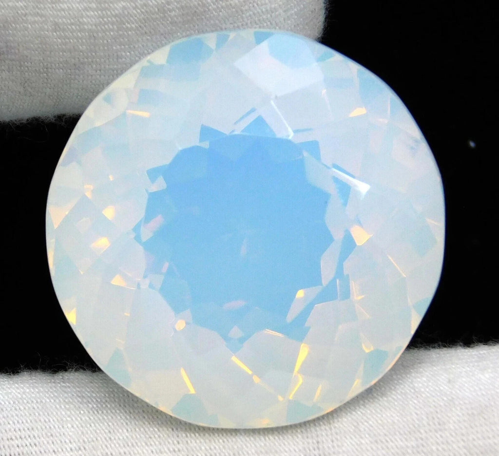 Certified 95.80 Ct Natural Ethiopian Fire Opal Untreated Gemstone Play of Color