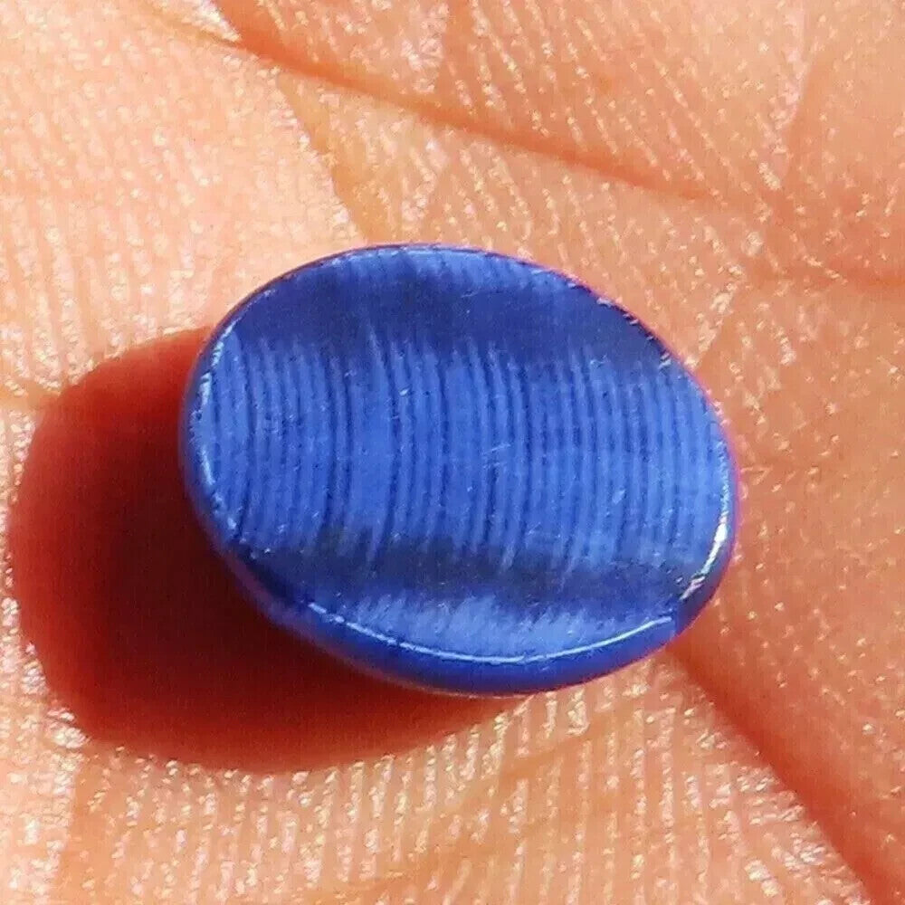 8.75 Ct Natural 6 Rays Blue Star Sapphire Oval Cabochon Loose Gemstone