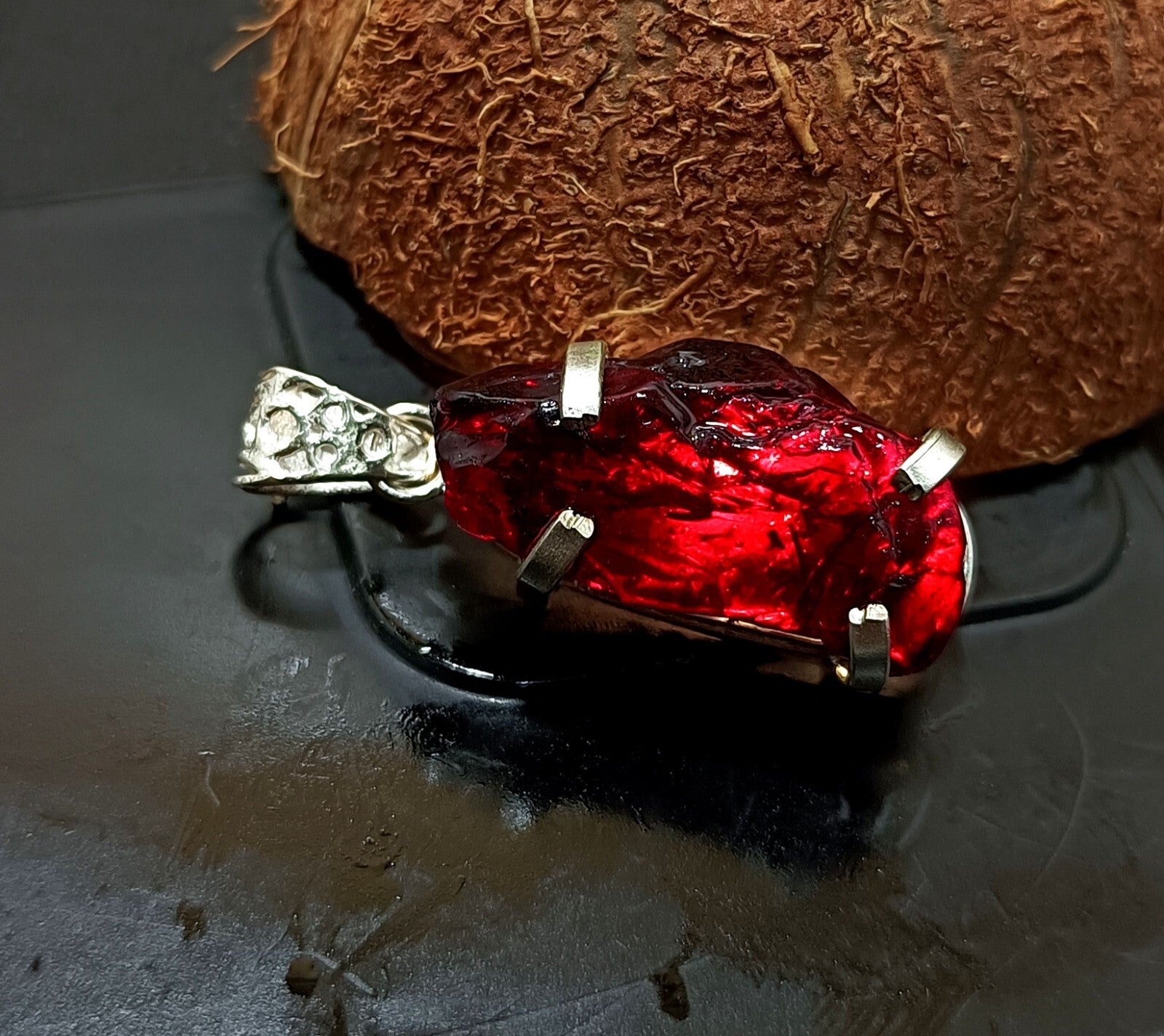 EGL Certified 68.75 Ct Natural PAINITE 925 Solid Silver Pendant LOOSE Gemstone
