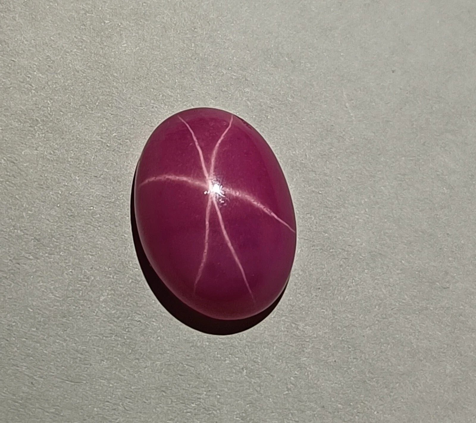 6 Rays Star Sapphire 10.15 Ct Flawless Baby Pink Cabochon Oval Loose Gemstone