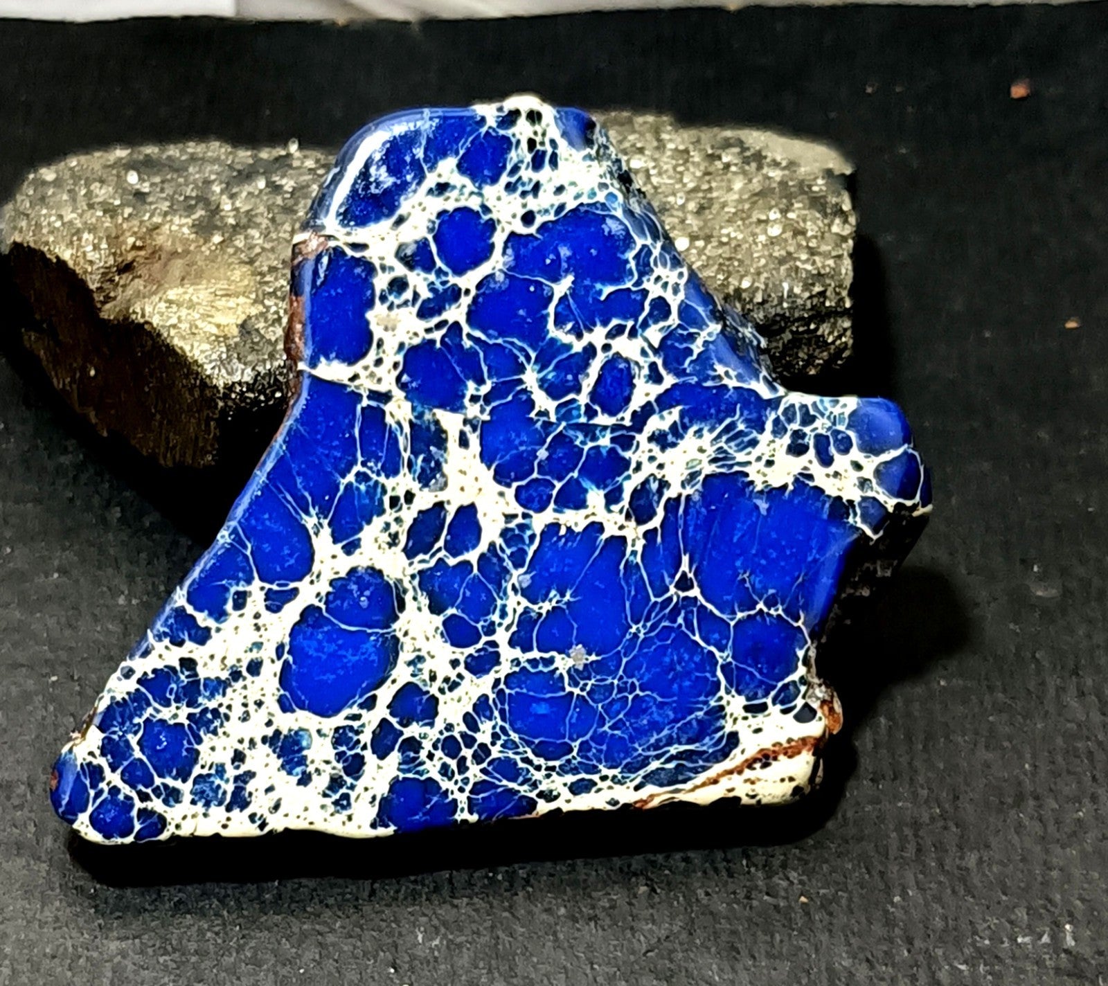 172.30 Ct Natural Arizona Superior Blue Turquoise Slab Rough Certified Gemstone