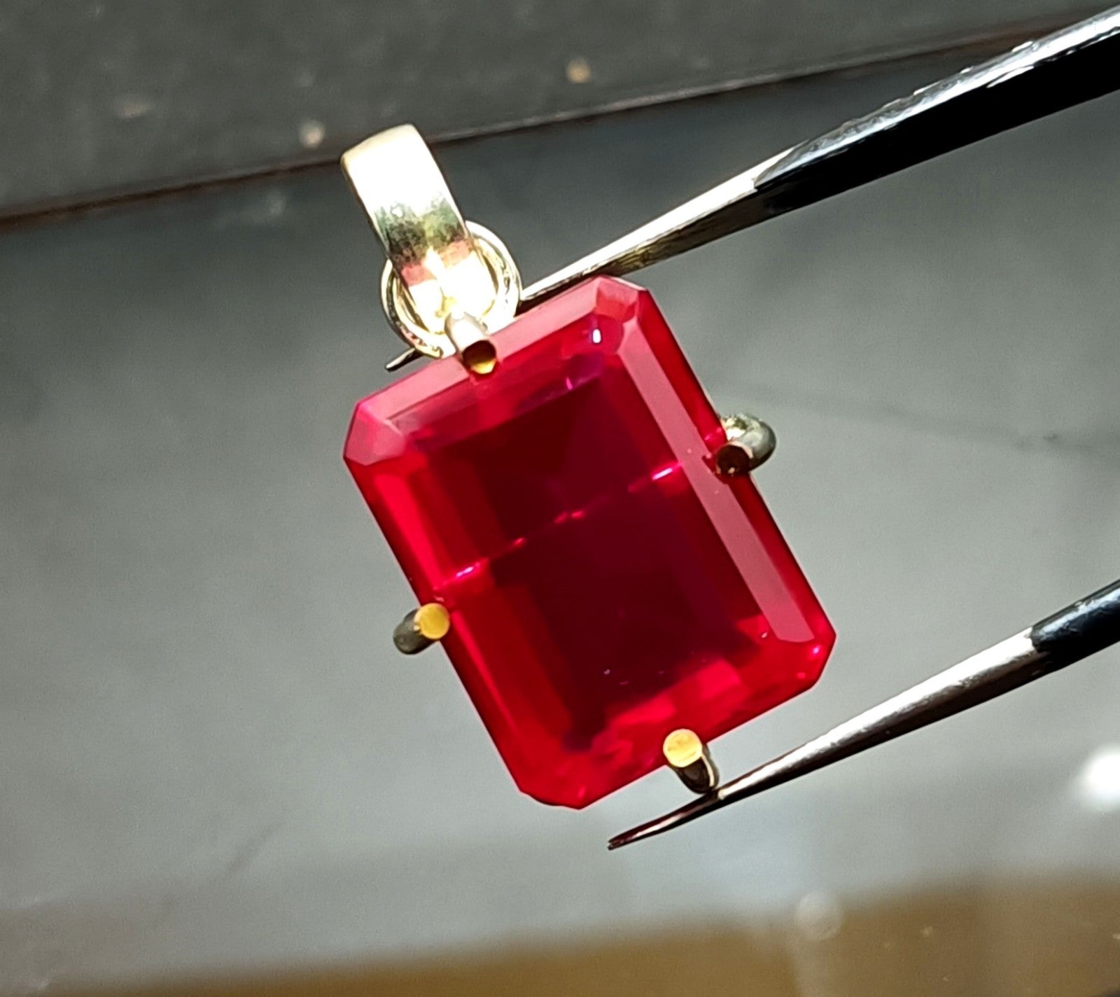 EGL Certified 45.20 Ct Natural RUBY 925 Solid Silver Pendant Loose Gemstone