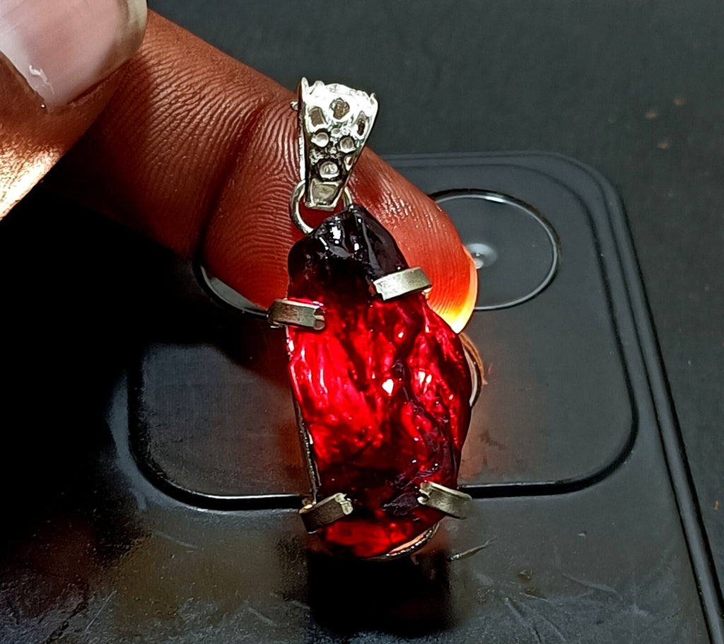 EGL Certified 68.75 Ct Natural PAINITE 925 Solid Silver Pendant LOOSE Gemstone