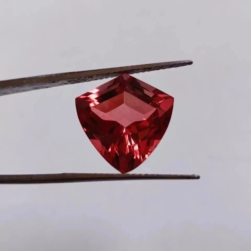 10 Ct+ Natural Ceylon Padparadscha Sapphire Fancy Cut Certified Loose Gemstone