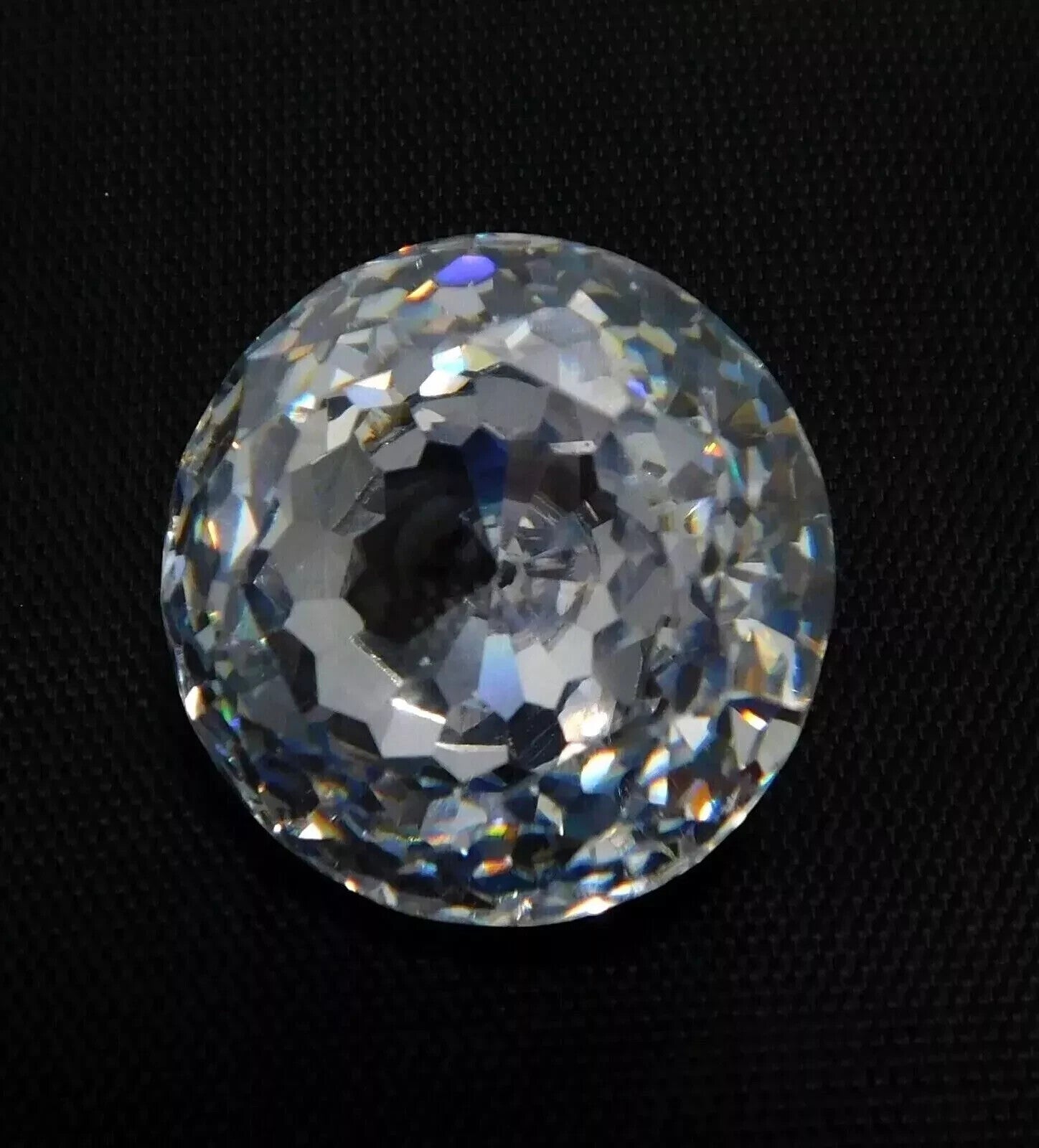 84.55 Ct. Natural Precious Cambodian White Zircon Round Cut Loose Gemstone