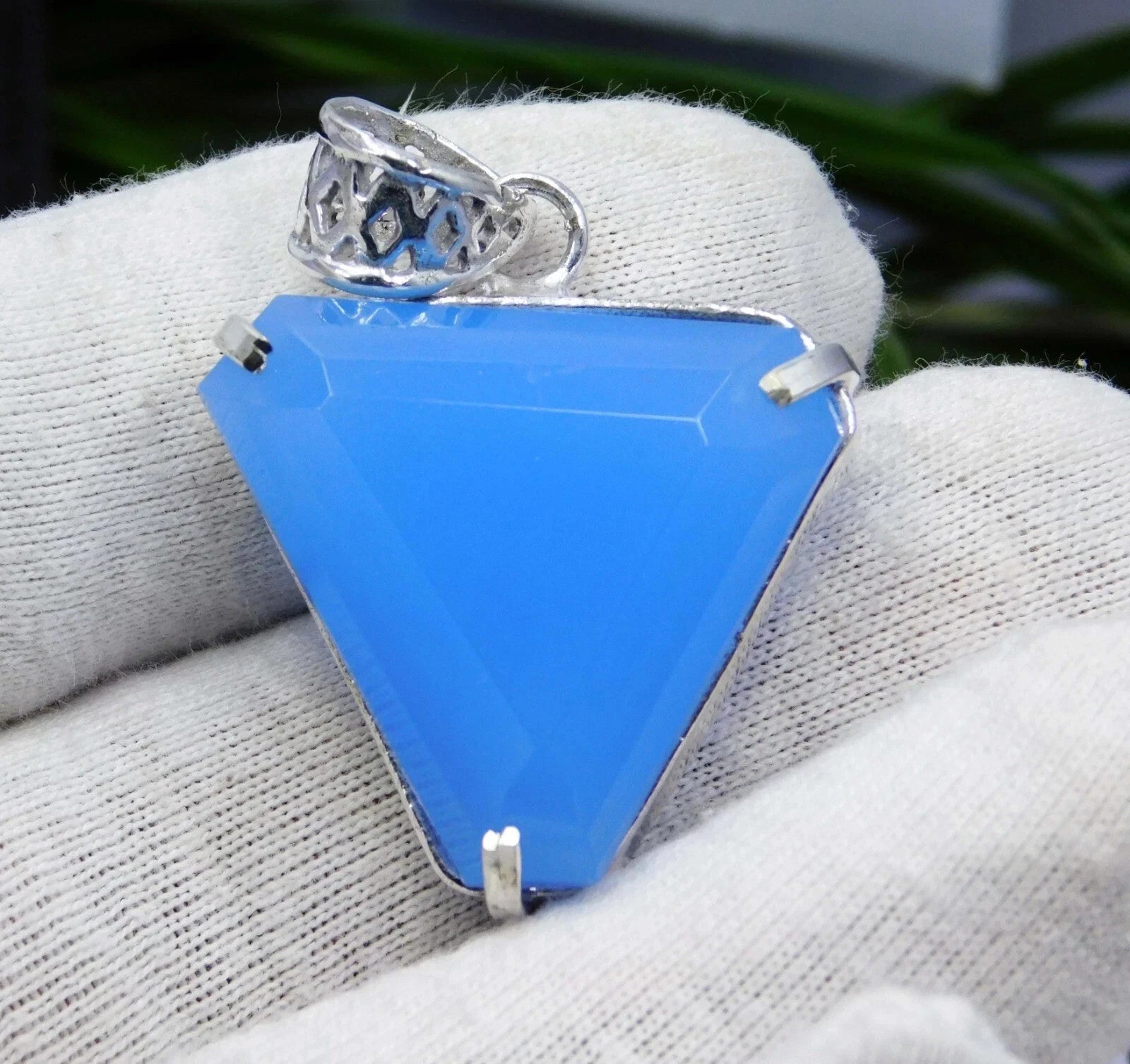 EGL Certified 61.50 Ct Natural Opal 925 Solid Silver Pendant Loose Gemstone