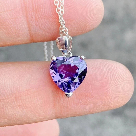 10 Ct AAA+Natural Color Change Alexandrite Certified Gemstone Pendant 925 Silver