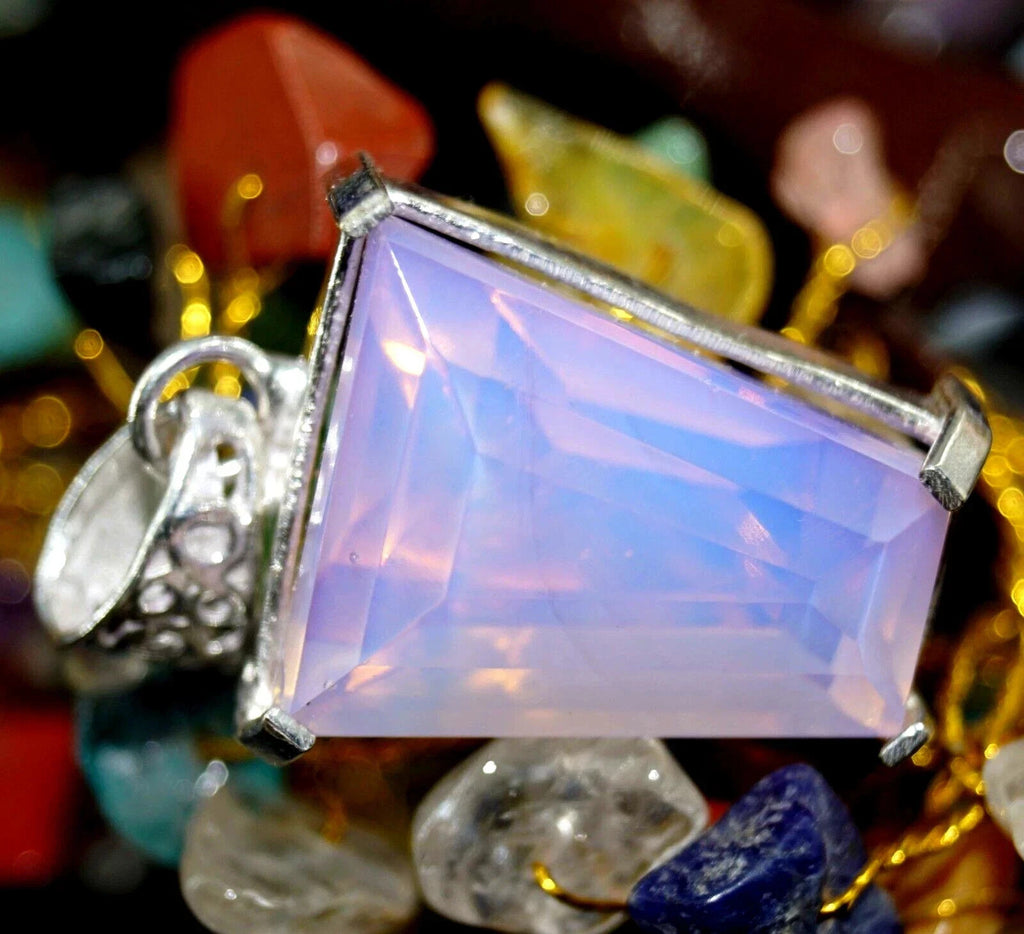 Certified 56.65 Ct Natural Opal Fancy 925 Solid Silver Pendant Loose Gemstone