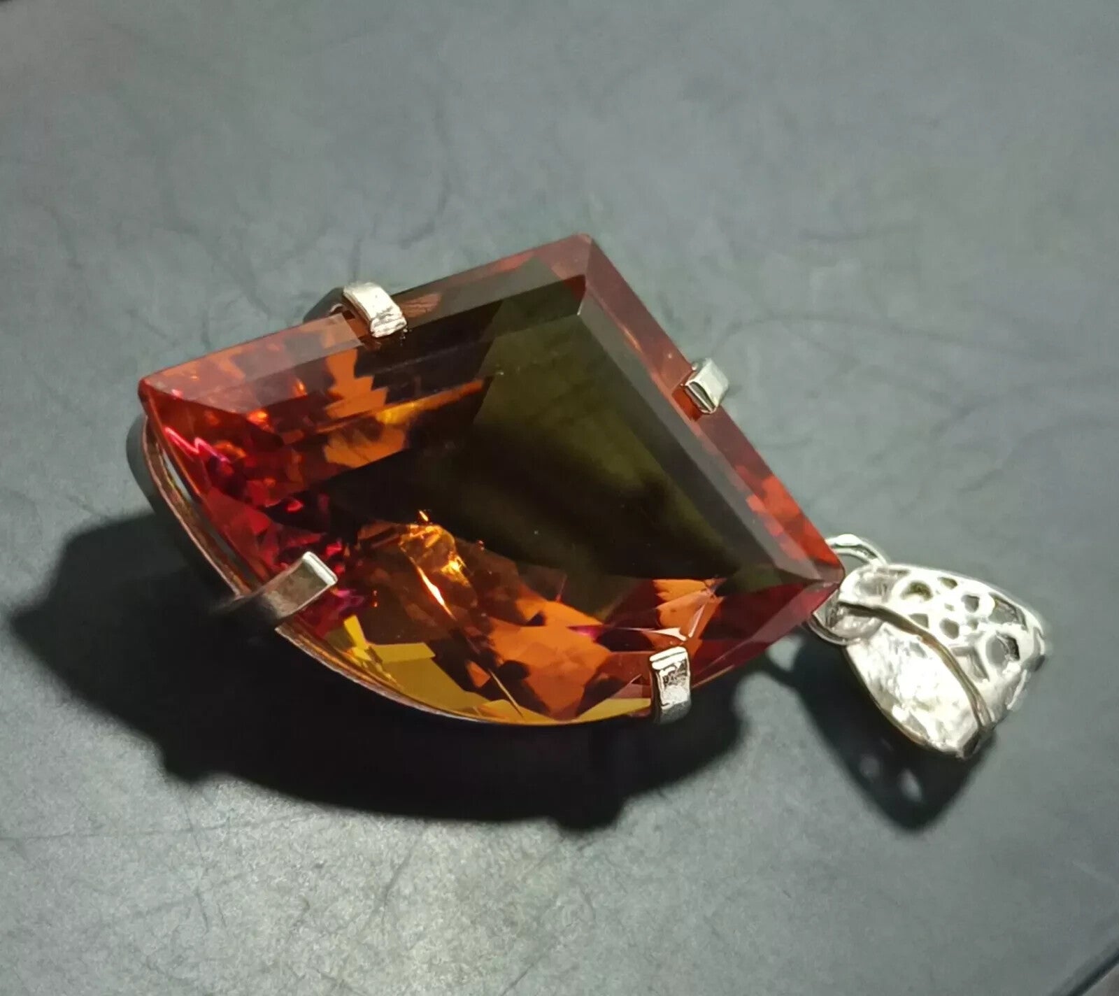 EGL Certified 73.70 Ct FANCY Natural Zultanite 925 Silver Pendant Loose Gemstone