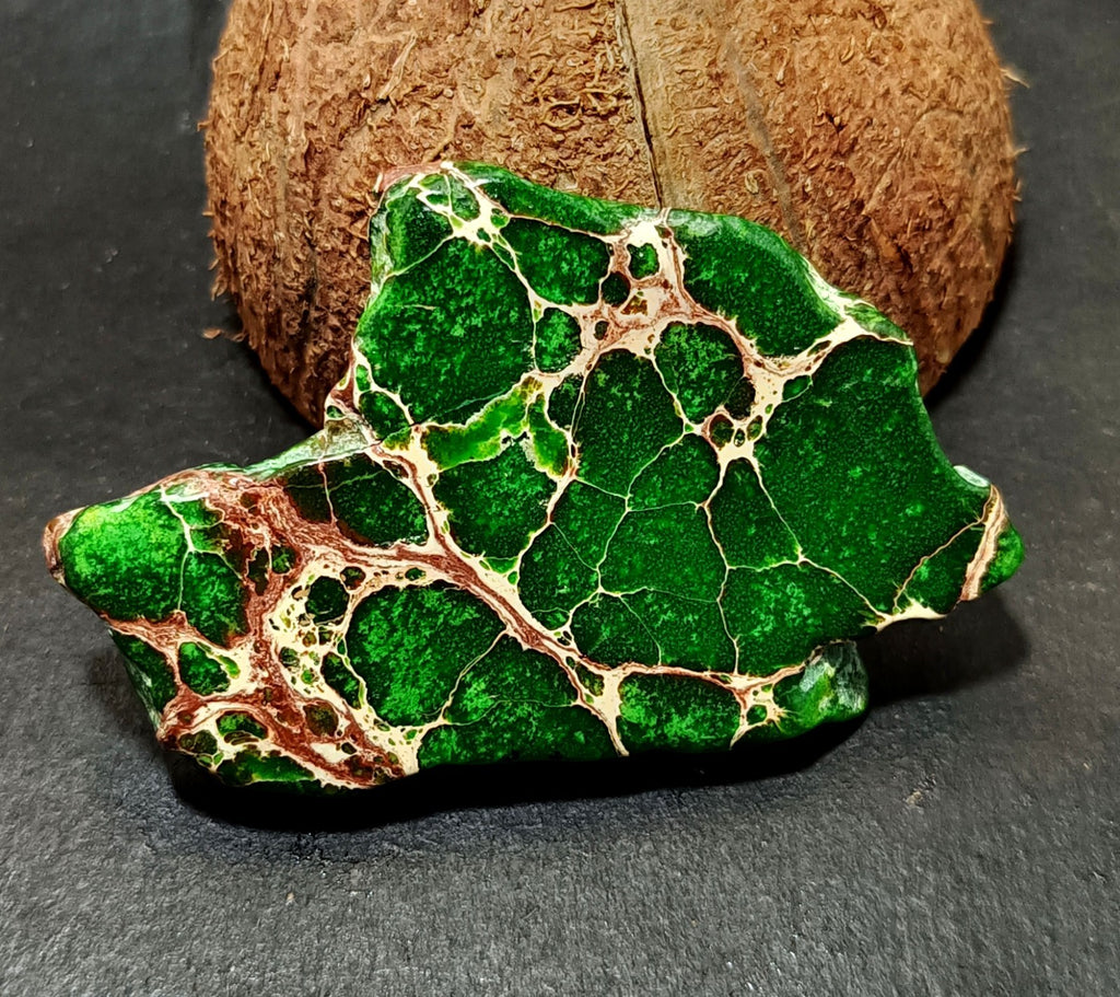 133.45 Ct Natural Arizona Superior Green Turquoise Slab Rough Certified Gemstone