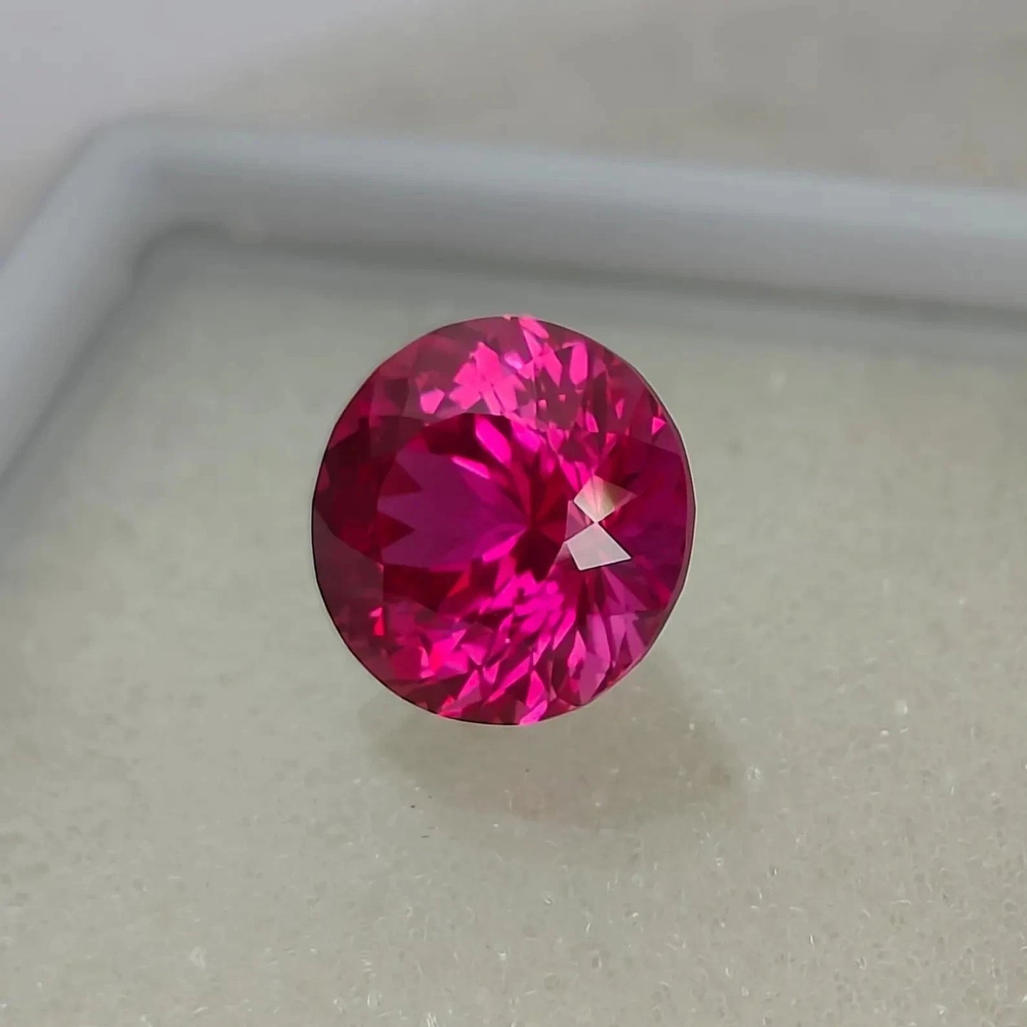 Precision Cut -5.50 Ct Natural Flawless Round Pink Sapphire Loose A+ Gemstone