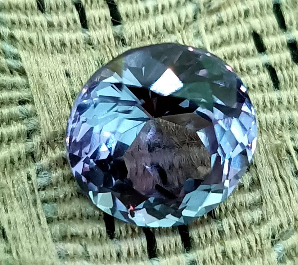A++ NATURAL Ceylon Bi-Color Change Sapphire Round Cut Loose GEMSTONE 6.00 Ct