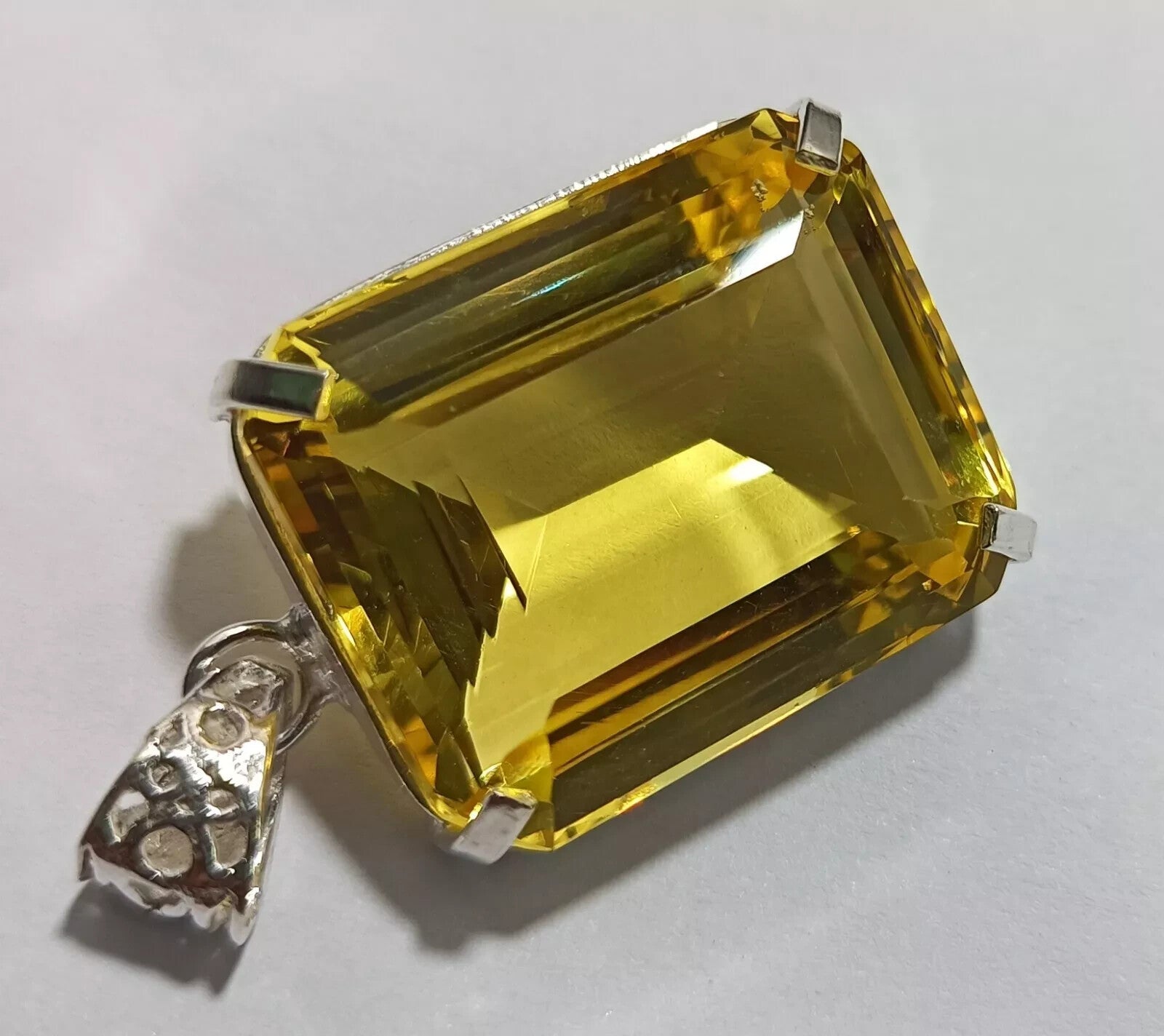 EGL Certified Natural 96.80 Ct Brazilian Emerald Topaz Pendant Loose Gemstone