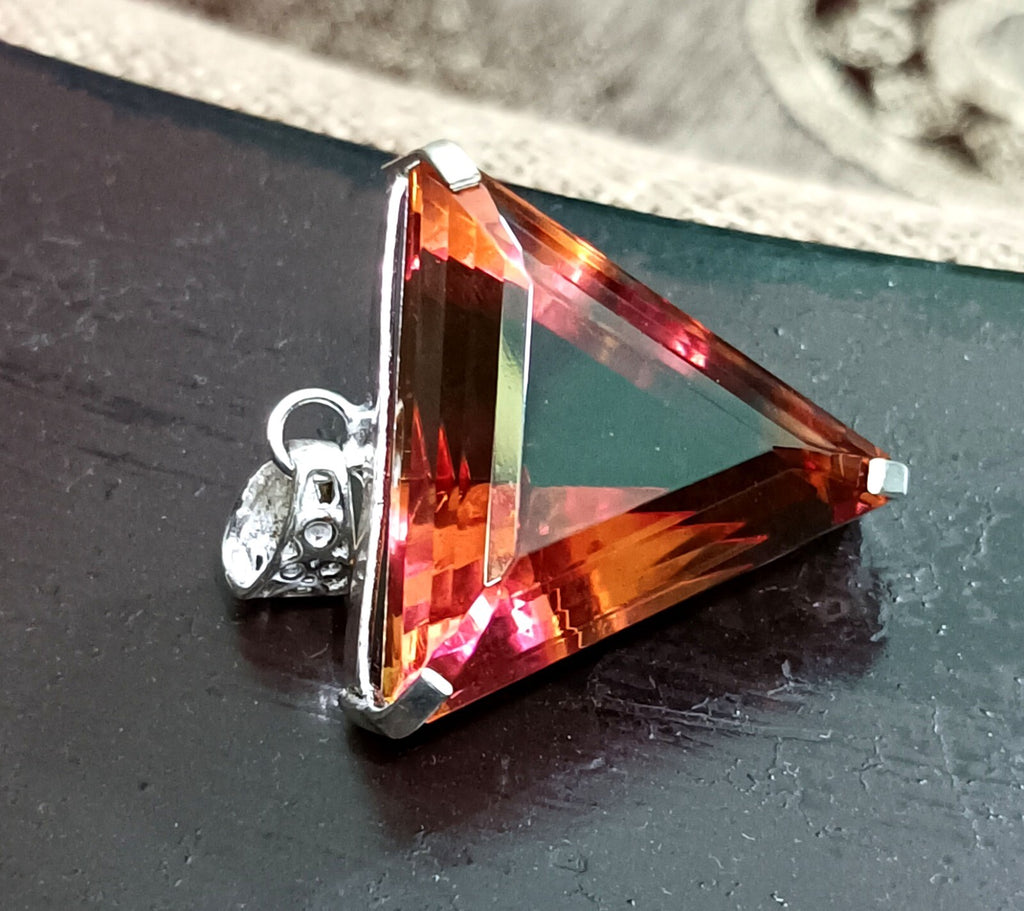 EGL Certified 109.35Ct FANCY Natural Zultanite 925 Silver Pendant Loose Gemstone