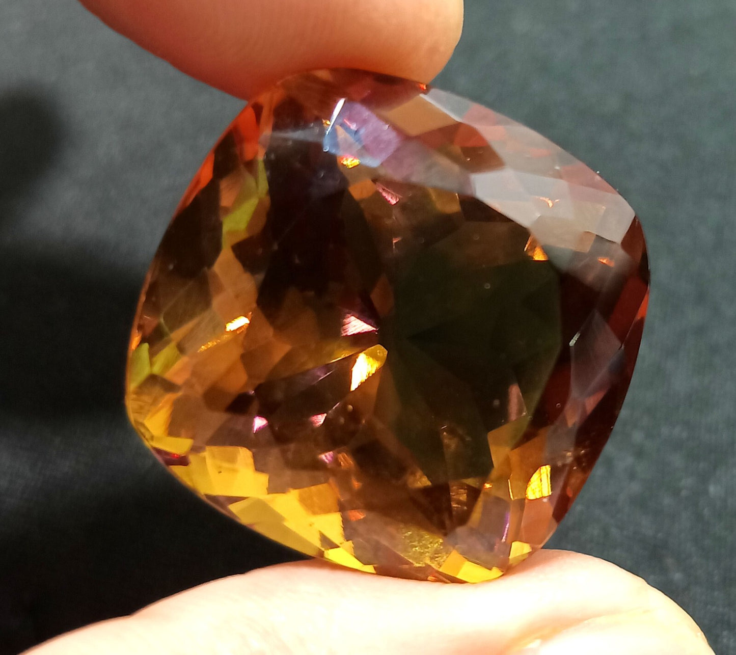 NATURAL Zultanite (7 Color-Change) Loose Certified GEMSTONE Cushion Cut 63.45 Ct