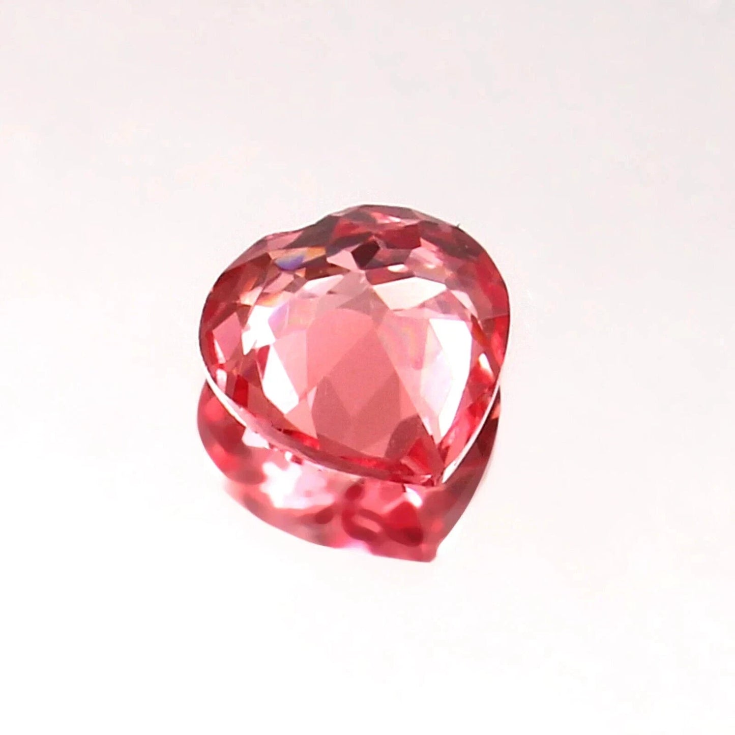 14.55 Ct Certified Heart Cut Natural Padparadscha Sapphire Loose Gemstone