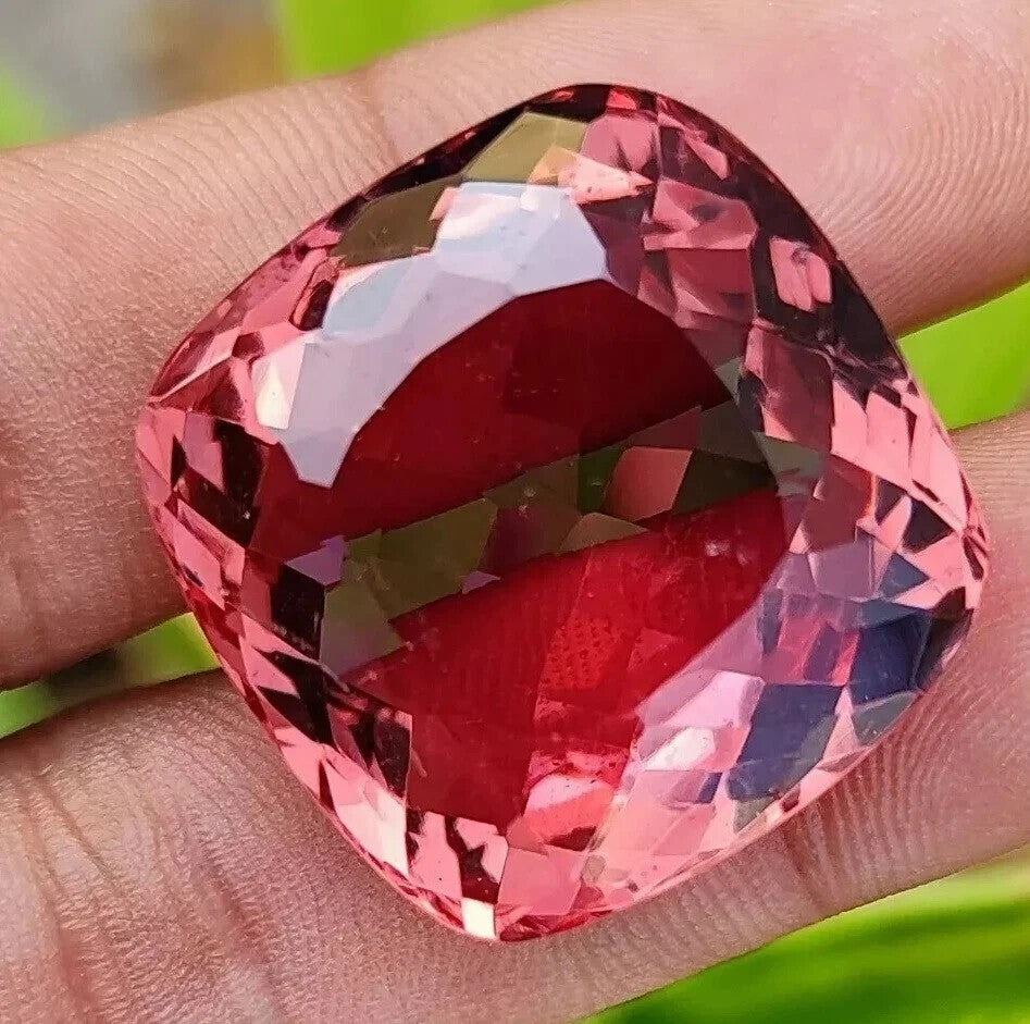 74.82 Ct Certified Russian Color Changing Alexandrite Cushion Loose Gemstone A+