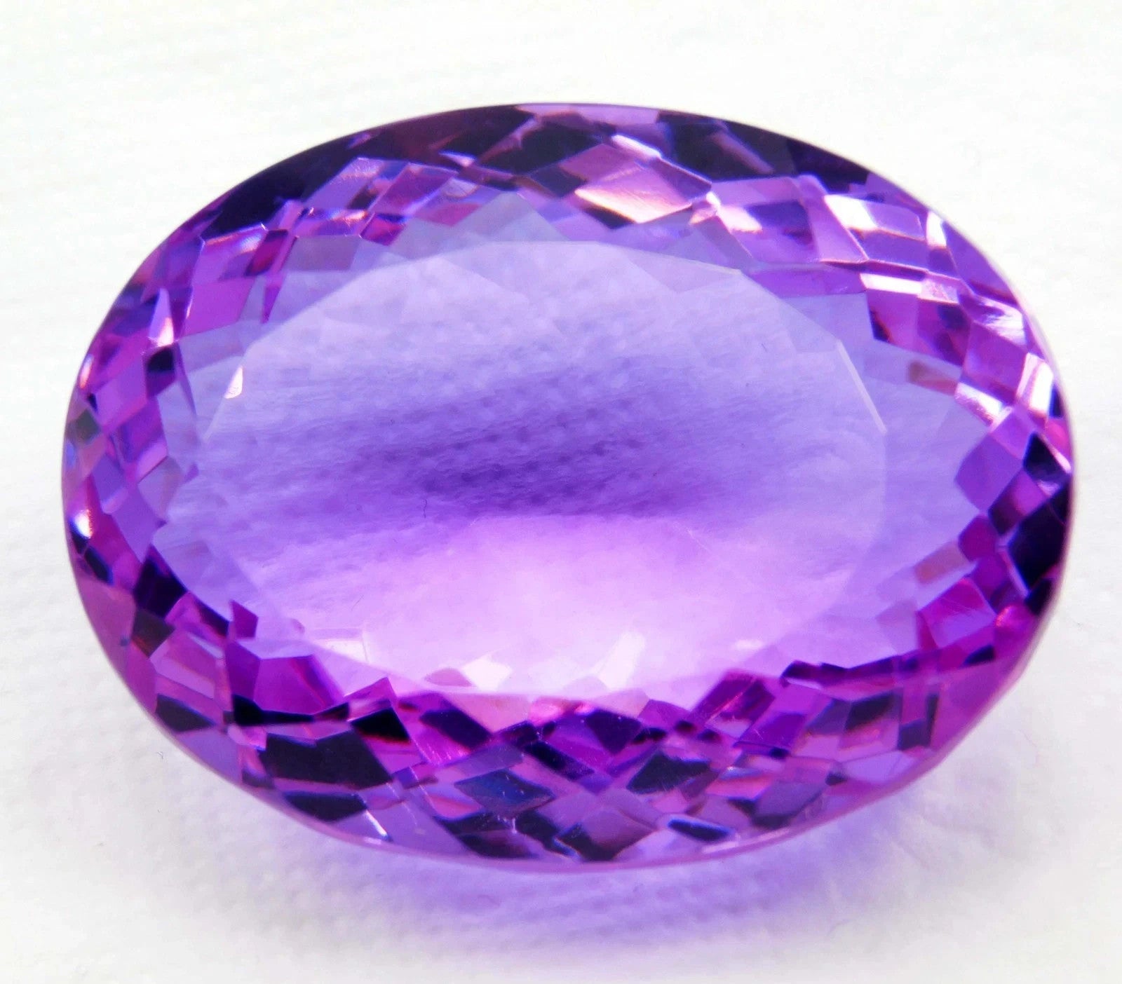 Certified Natural 120.85 Ct Brazilian Purple Oval Cut Topaz Loose Gemstone