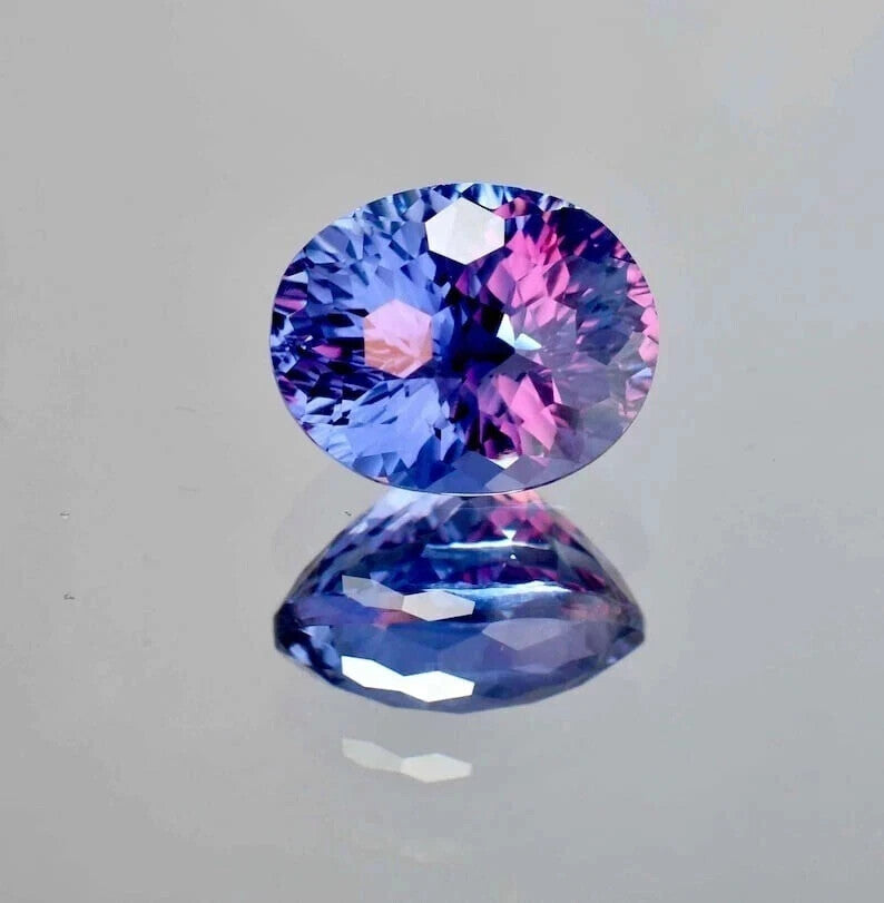 13.90 CT Certified Color Changing Natural Alexandrite Loose Gemstone Oval Cut