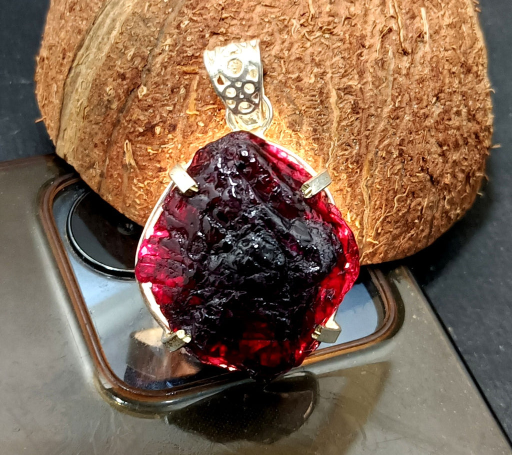 EGL Certified 113.05 Ct Natural PAINITE 925 Solid Silver Pendant LOOSE Gemstone