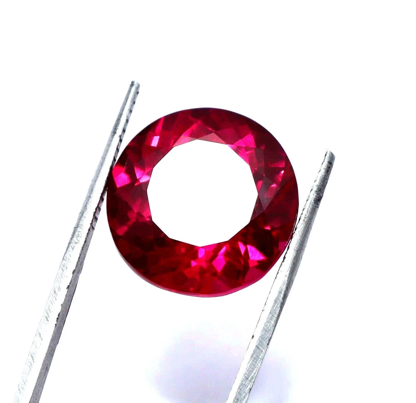 5.60 Ct Natural Pink Sapphire Faceted Round Cut Certified Rare Loose Gemstone
