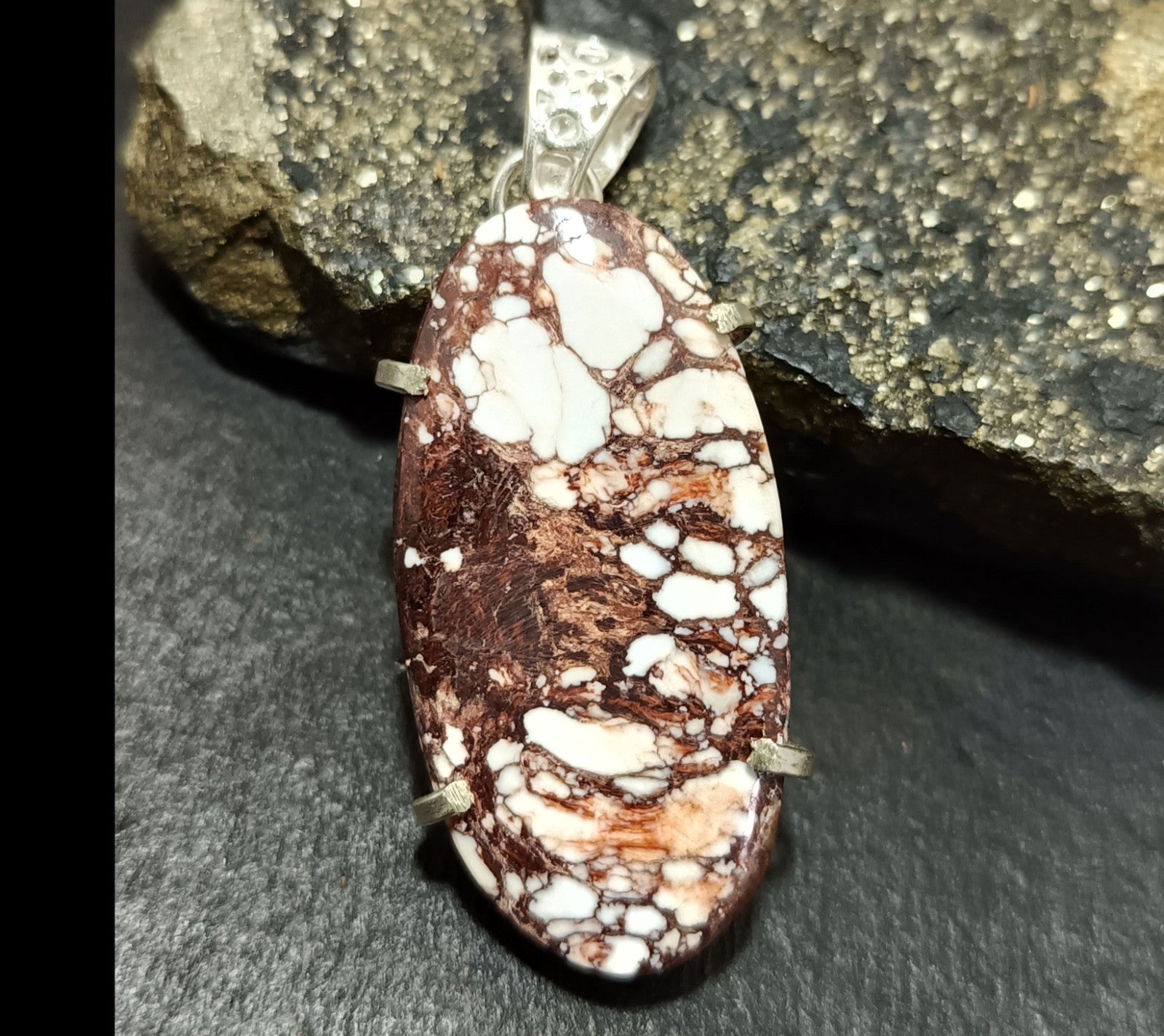 "Natural Turquoise Pendant Necklace – Sterling Silver Charm for Women" 58.35 Ct