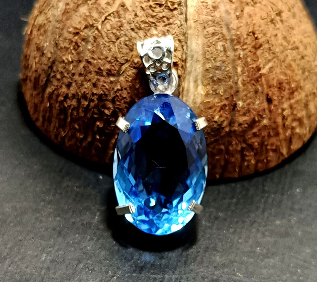 Certified Natural 54.65 Ct Brazilian Round Cut Topaz Pendant Loose Gemstone