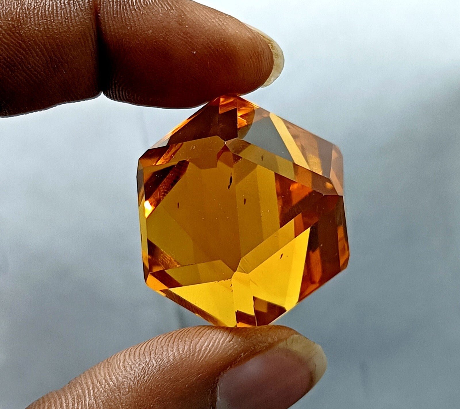 EGL Certified Natural 149.15 Ct Brazilian Yellow Topaz Fancy Cut Loose Gemstone
