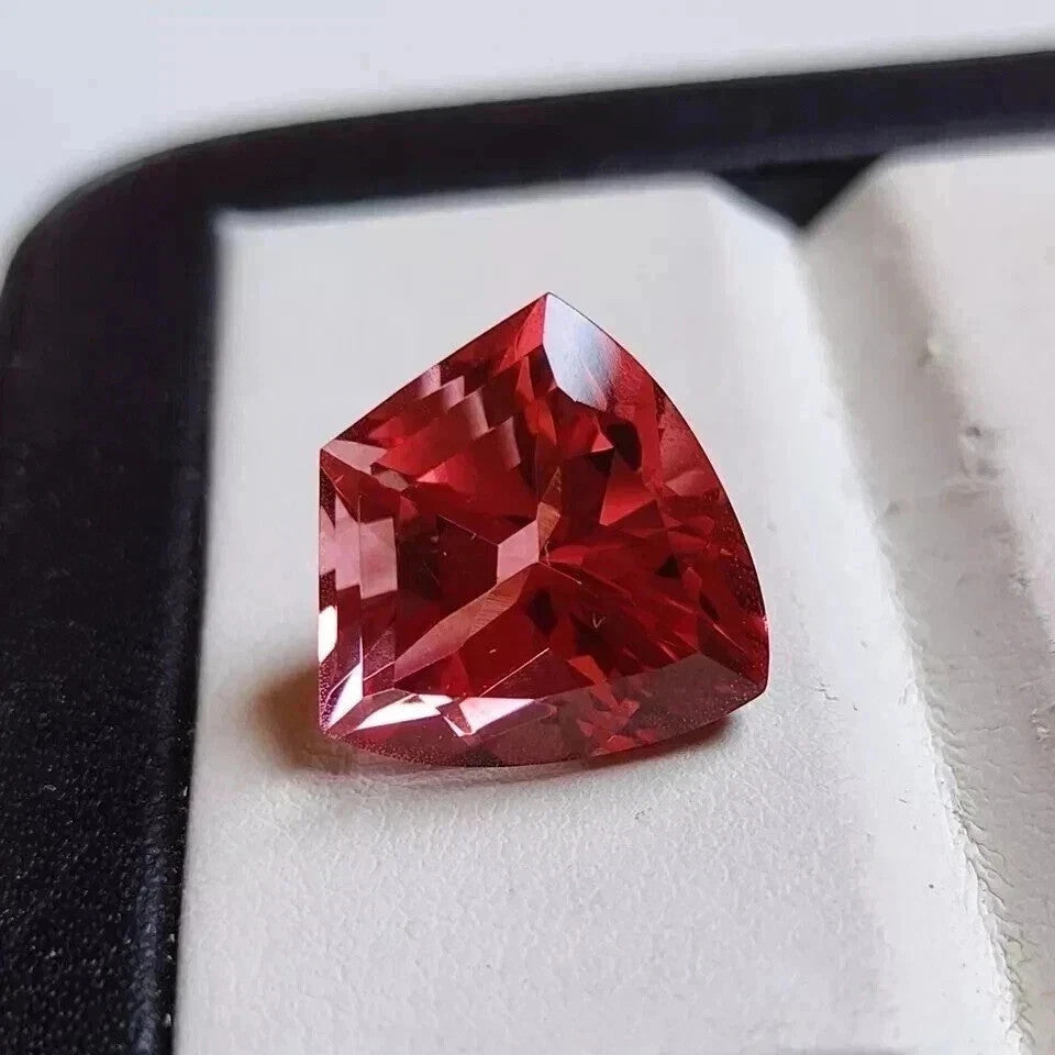 10 Ct+ Natural Ceylon Padparadscha Sapphire Fancy Cut Certified Loose Gemstone