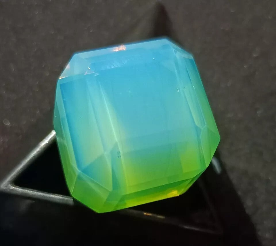 100 Ct Natural Green Opal Cube Welo Australian Certified Untreated Gemstone