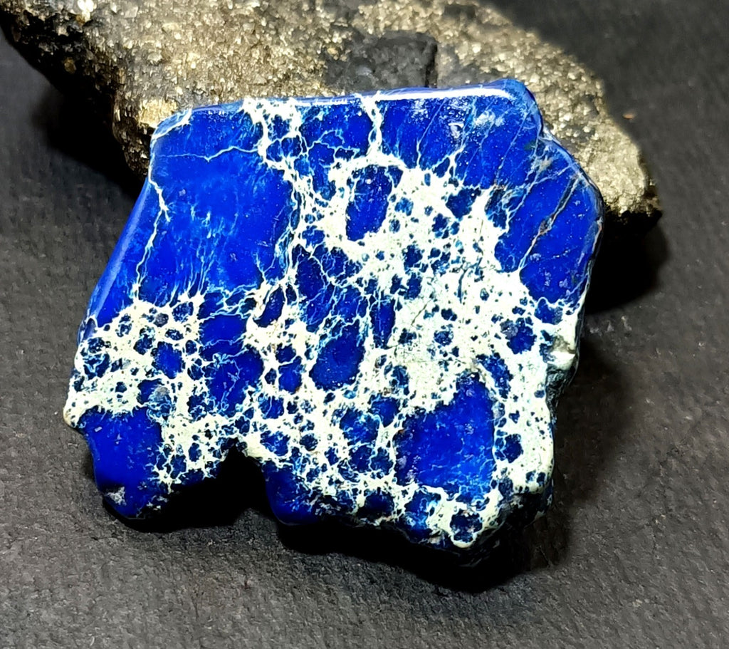 92.80 Ct Natural Arizona Superior Blue Turquoise Slab Rough Certified Gemstone