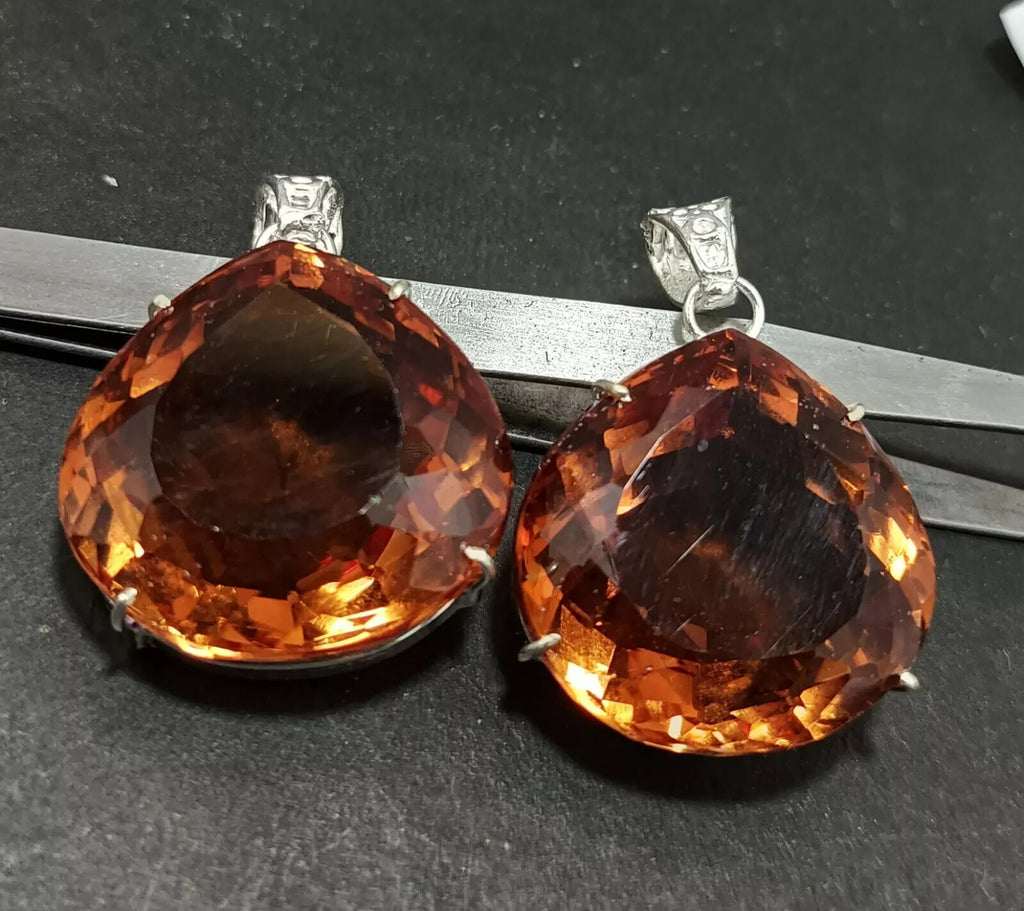 Certified 215 Ct + Natural Zultanite 7 Color Pear Pendant 925 Silver Gemstone