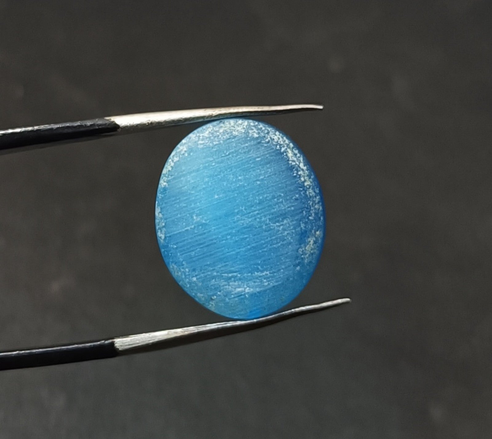 Chrysoberyl 12.5 Ct Natural BLUE Cats Eye Oval Cut Loose Certified Gemstone