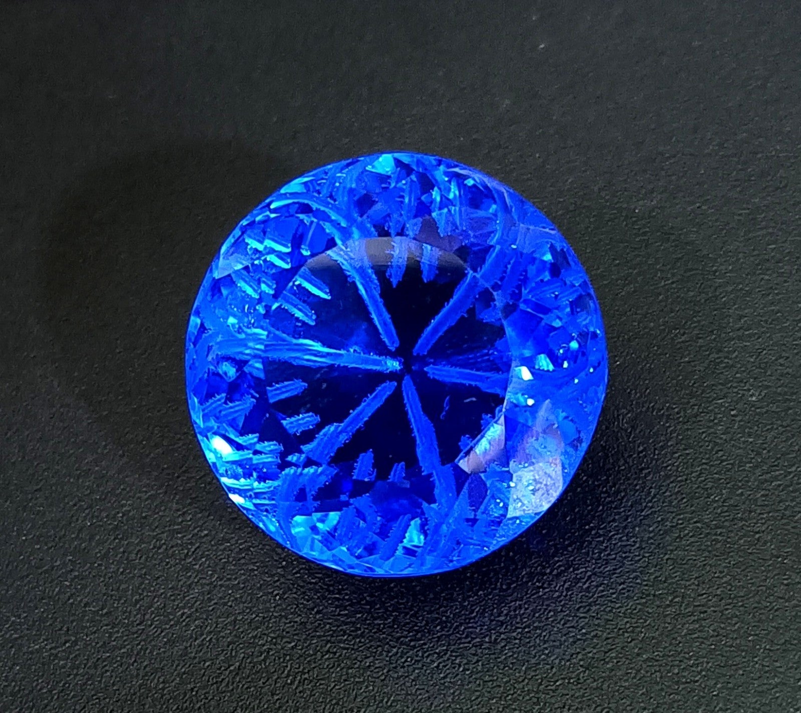 41.40 Ct Round Fine Cut EGL Certified Brazilian Round Color Topaz Loose Gemstone