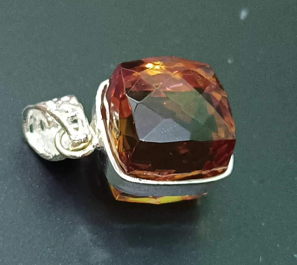 Certified 54.10 Ct+ Natural Zultanite 7 Color Pendant 925 Silver Loose Gemstone