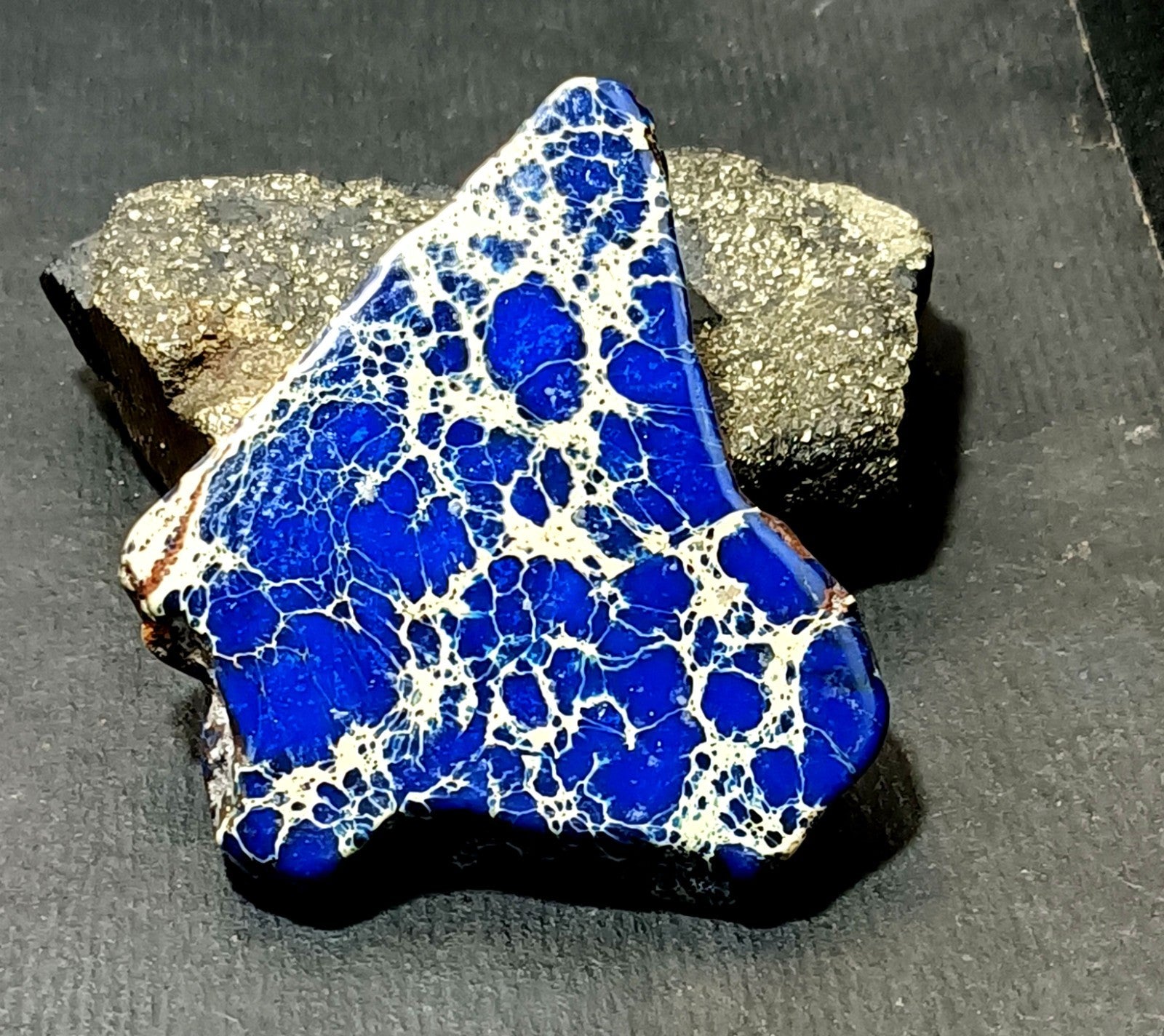 172.30 Ct Natural Arizona Superior Blue Turquoise Slab Rough Certified Gemstone