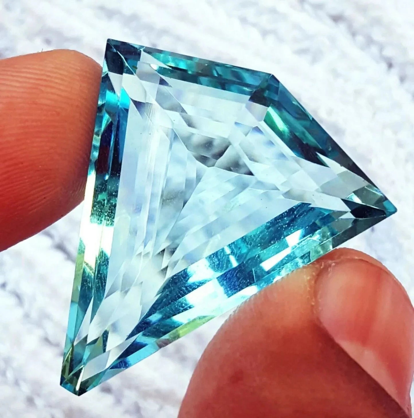 Natural Loose Topaz Fancy Shape 50 Ct Certified Beautiful Gemstone
