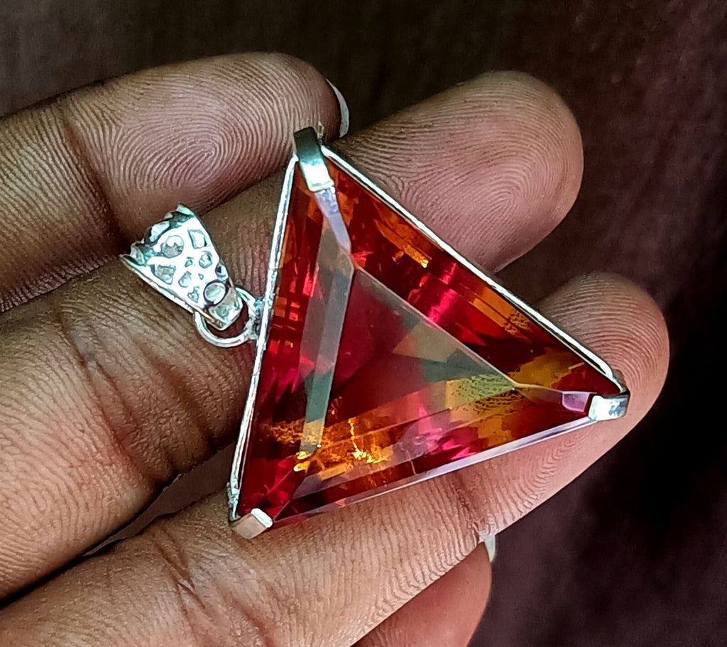 EGL Certified 109.35Ct FANCY Natural Zultanite 925 Silver Pendant Loose Gemstone