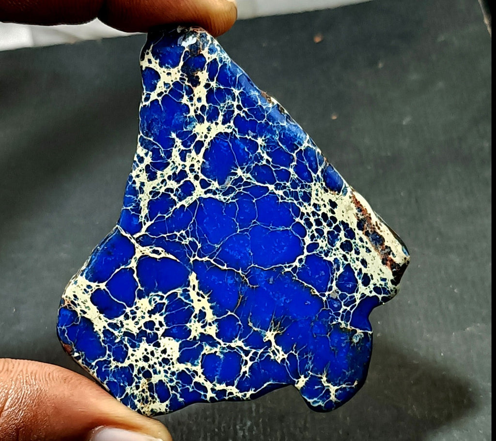 172.30 Ct Natural Arizona Superior Blue Turquoise Slab Rough Certified Gemstone