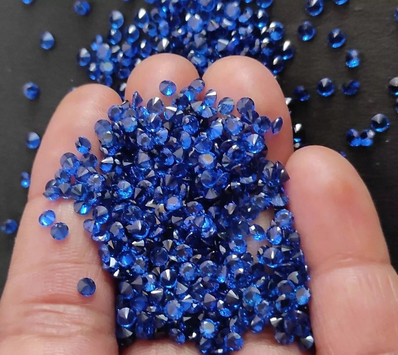 3 MM 20 Pcs Lot Natural Blue Color Sapphire Round Cut Certified Loose Gemstone