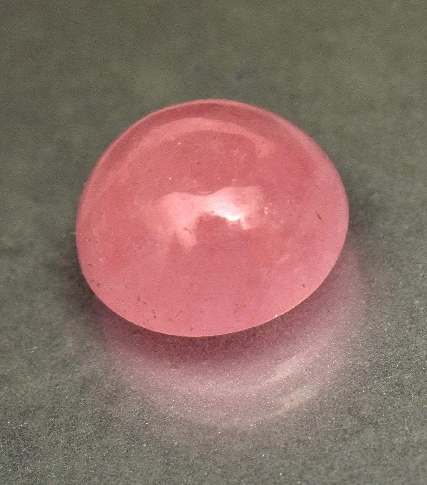 Natural Morganite Cabochon Loose Gemstone 20.55Ct Round Shape Certified Gemstone