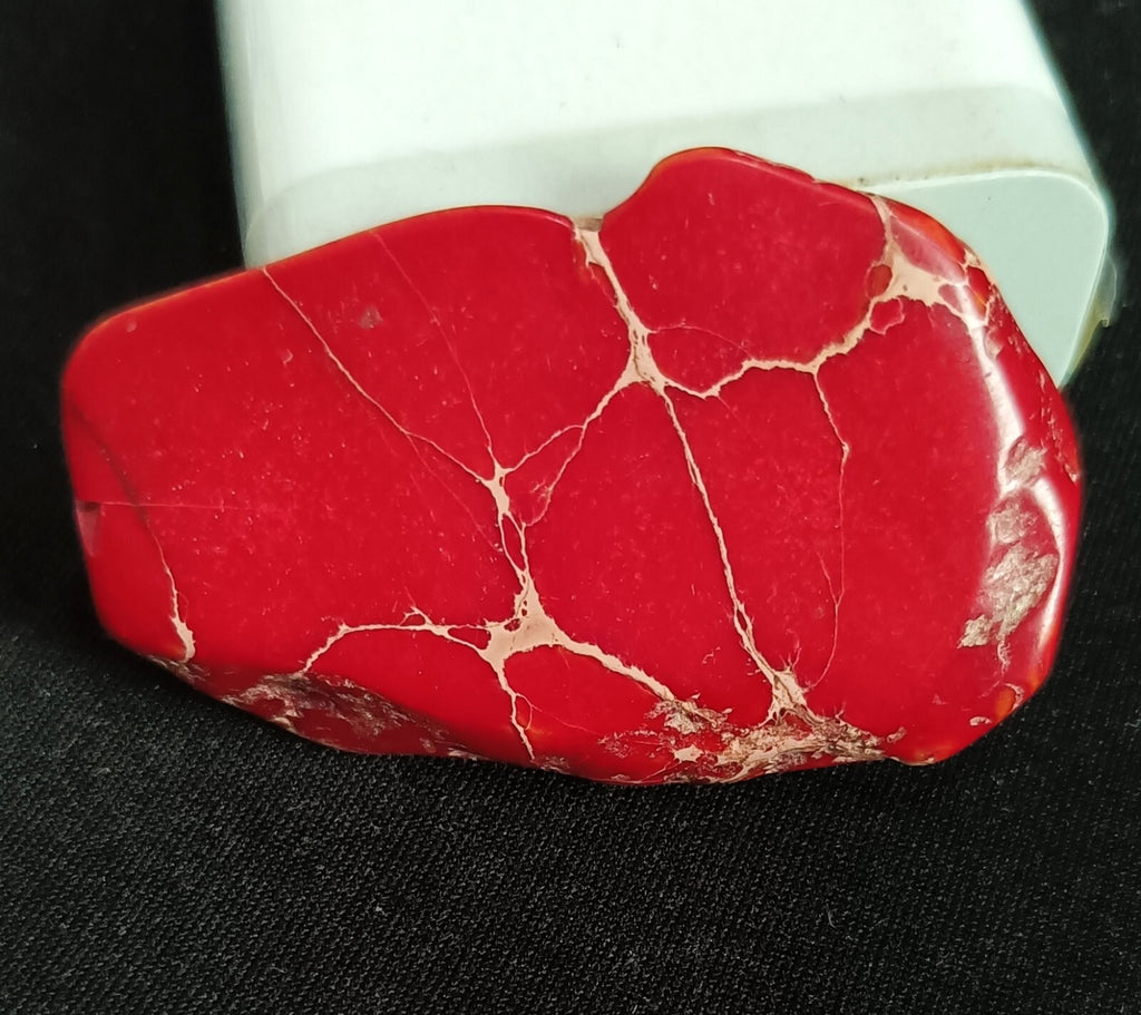 82.70 Ct Natural Arizona Superior Red Turquoise Slab Rough Certified Gemstone